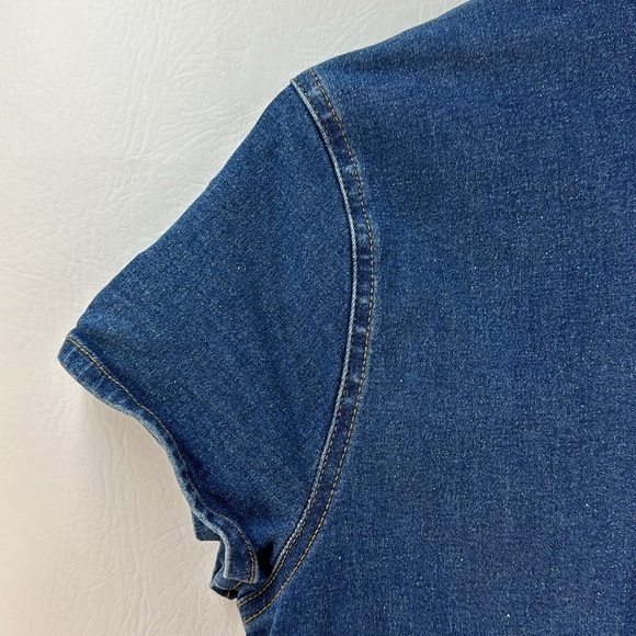 Harley-Davidson Button Down Denim Shirt, S - Picture 5 of 8